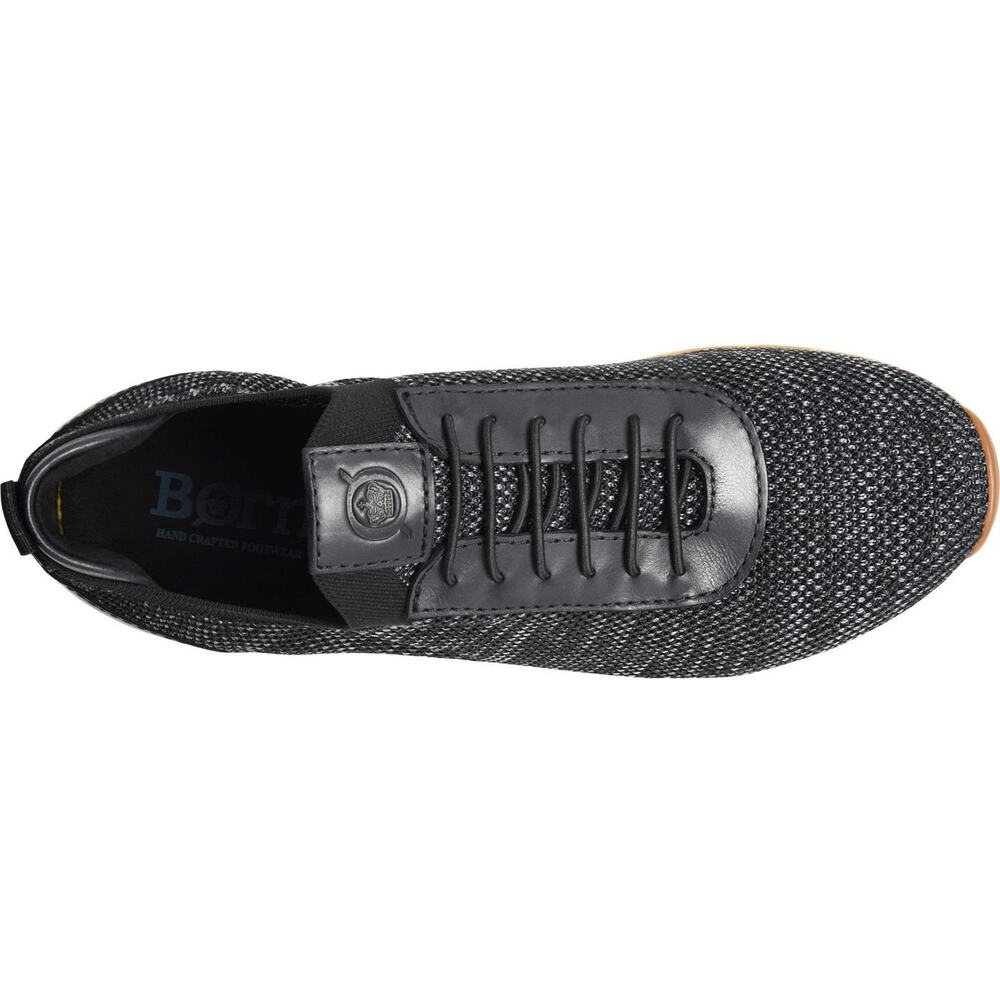 Born Barrett Men's Shoes 11.5 M Casual Slip on Sneakers in Black - Picture 4 of 9